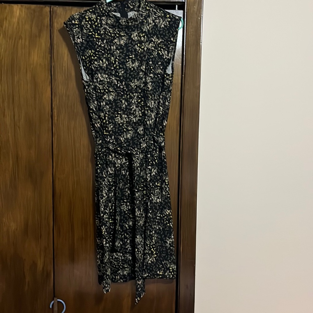 RW&CO floral shift dress with removable belt